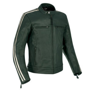 OXFORD Bladon MS Leather Jacket Racing Green 