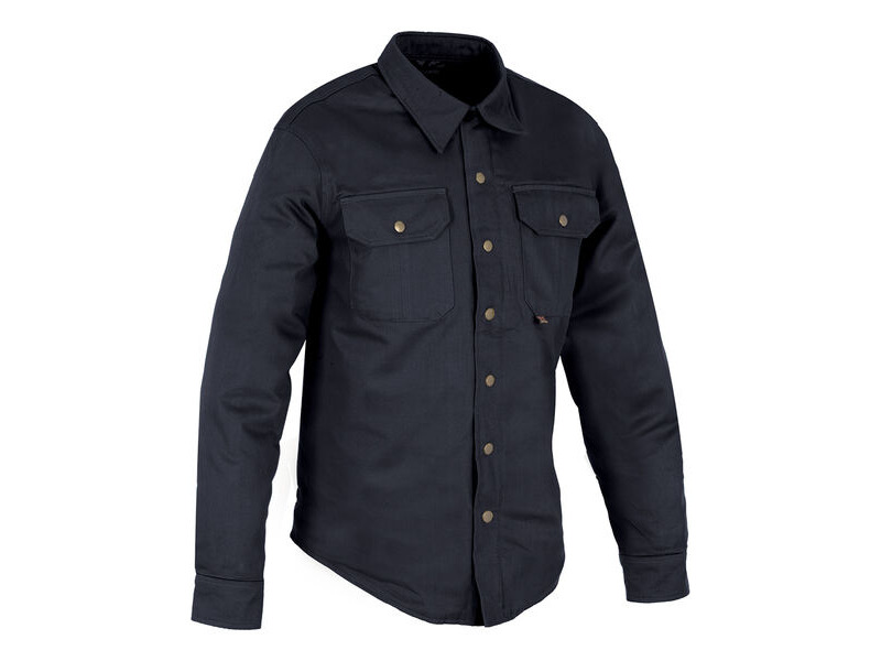 OXFORD Kickback MS Shirt Black click to zoom image