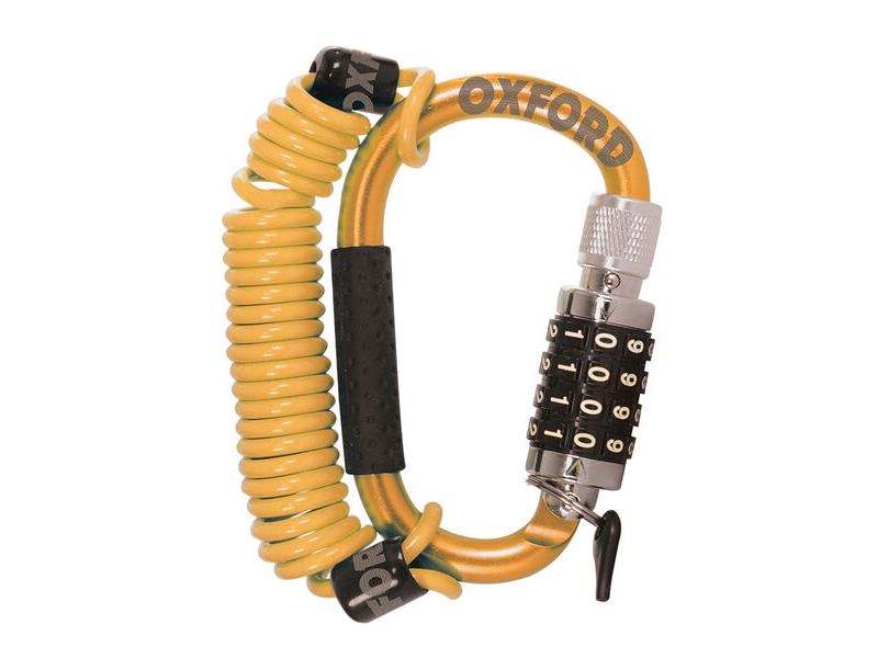 OXFORD ScootSafe Micro Scooter Lock - Yellow click to zoom image