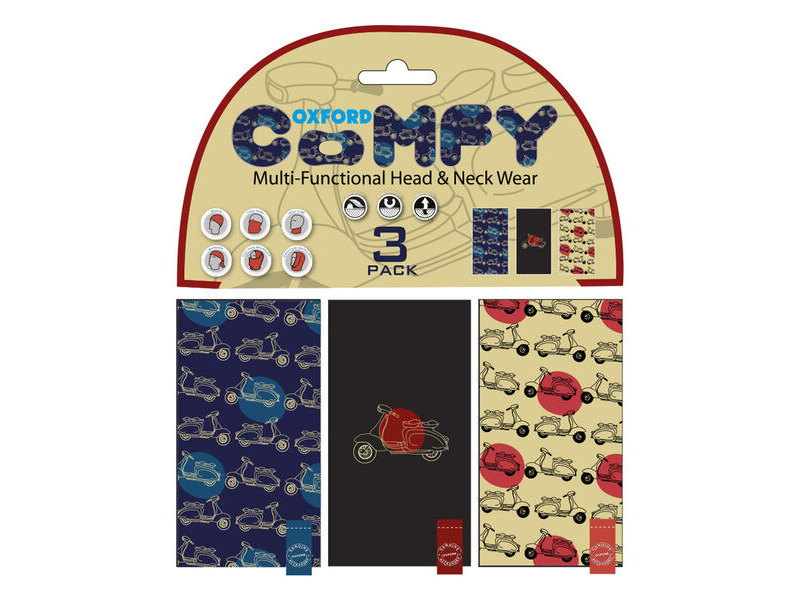 OXFORD Comfy Scooter 3-Pack click to zoom image