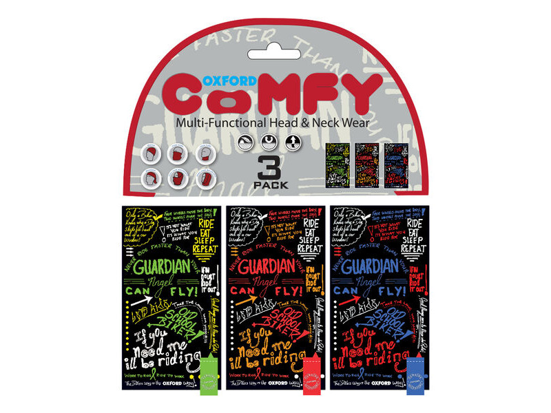 OXFORD Comfy Grafitti Multi 3-Pack click to zoom image