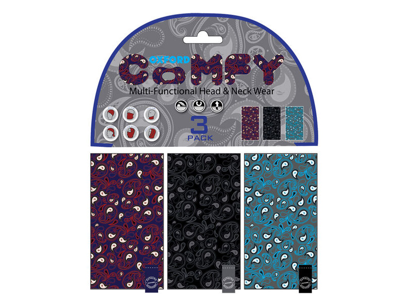 OXFORD Comfy Paisley 3-Pack click to zoom image