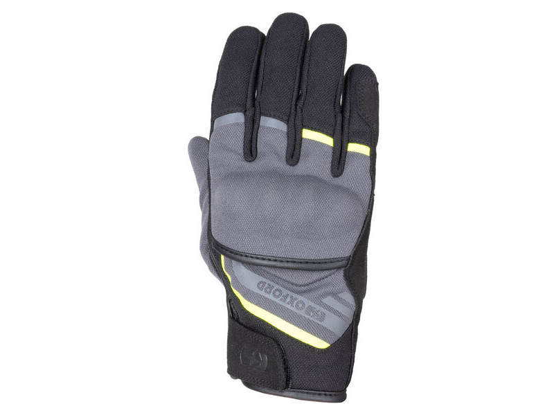 OXFORD Dakar 1.0 MS Glove Charcoal/Yellow click to zoom image