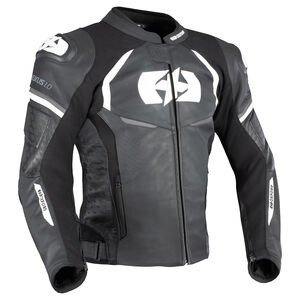 OXFORD Nexus 1.0 Leather MS Jkt Blk/Wht 