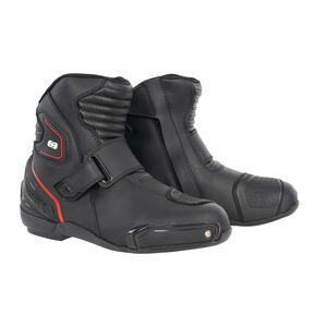 OXFORD Omega Air Short MS Boot Black/ White/ Red 