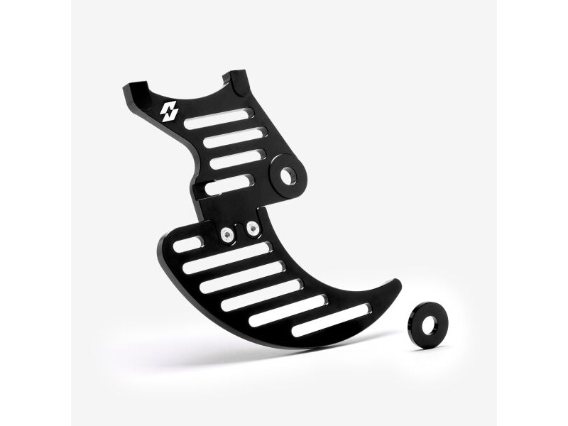 WHATEVERWHEELS Full-E Charged Brake Disc Guard 200mm Black click to zoom image