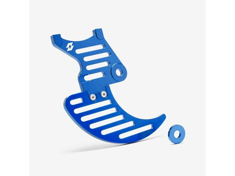 WHATEVERWHEELS Full-E Charged Brake Disc Guard 200mm Blue click to zoom image