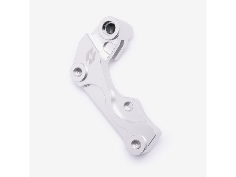 WHATEVERWHEELS Full-E Charged Front Silver Brake Disc Bracket for 270mm Oversize Floating Brake Disc click to zoom image