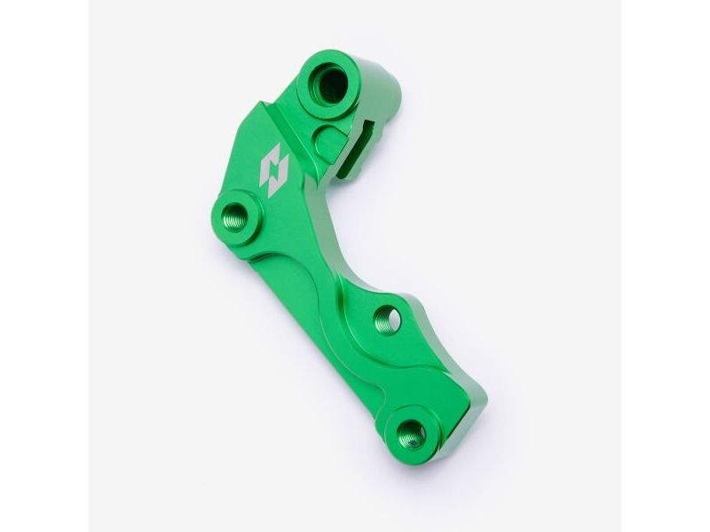 WHATEVERWHEELS Full-E Charged Front Green Brake Disc Bracket for 270mm Oversize Floating Brake Disc click to zoom image