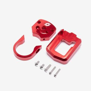 WHATEVERWHEELS Full-E Charged Speedo Relocation Bracket Red 
