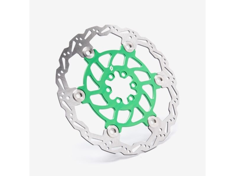 WHATEVERWHEELS Full-E Charged Front Green Brake Disc 200mm click to zoom image