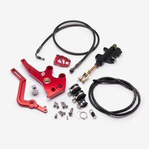 WHATEVERWHEELS Full-E Charged Rear Hydraulic Foot Brake Red 