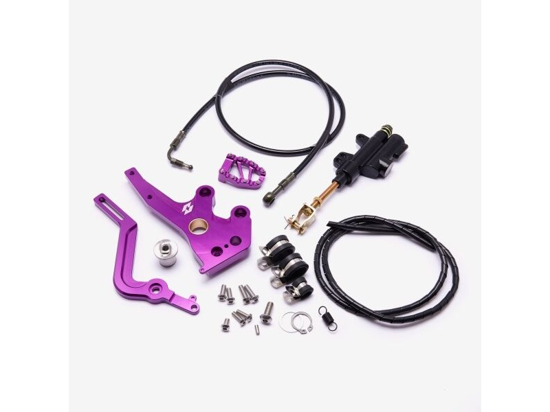 WHATEVERWHEELS Full-E Charged Rear Hydraulic Foot Brake Purple click to zoom image