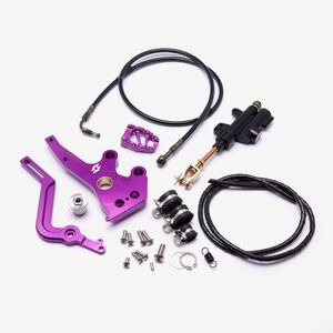 WHATEVERWHEELS Full-E Charged Rear Hydraulic Foot Brake Purple 
