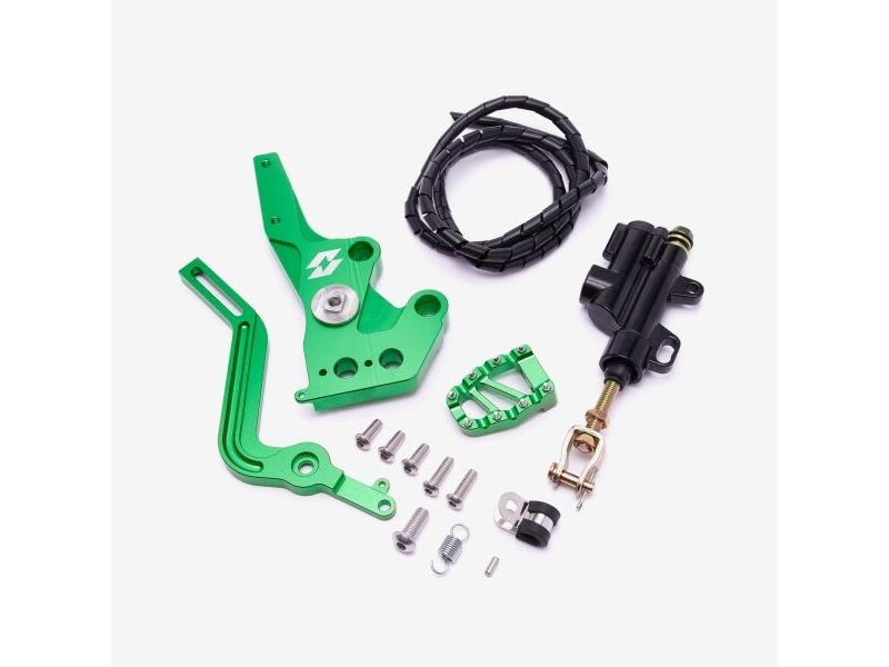 WHATEVERWHEELS Full-E Charged Rear Hydraulic Foot Brake Green click to zoom image