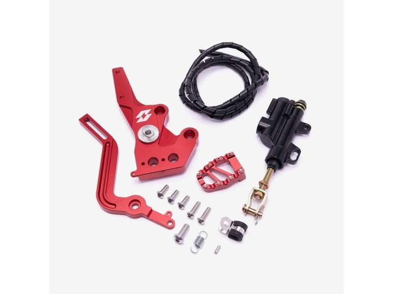 WHATEVERWHEELS Full-E Charged Rear Hydraulic Foot Brake Red click to zoom image