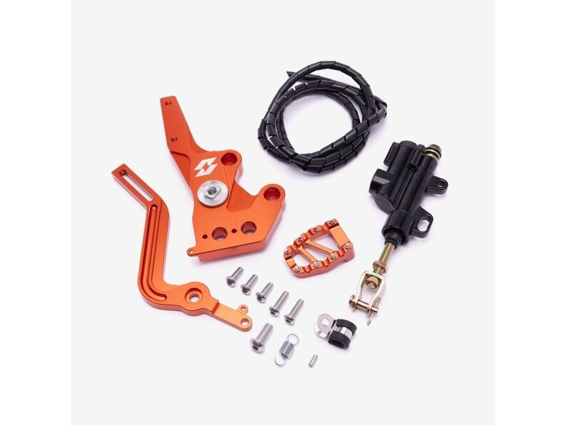 WHATEVERWHEELS Full-E Charged Rear Hydraulic Foot Brake Orange click to zoom image