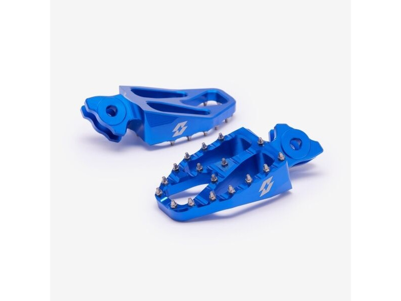 WHATEVERWHEELS Full-E Charged Footpeg Set Blue click to zoom image