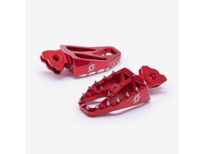 WHATEVERWHEELS Full-E Charged Red Footpeg Set
