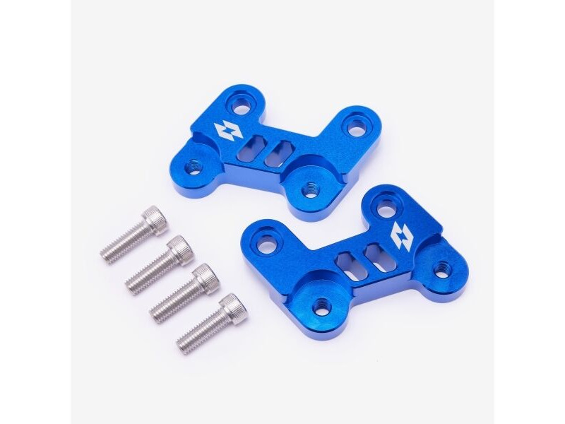 WHATEVERWHEELS Full-E Charged Footpeg Lowering Bracket Blue click to zoom image