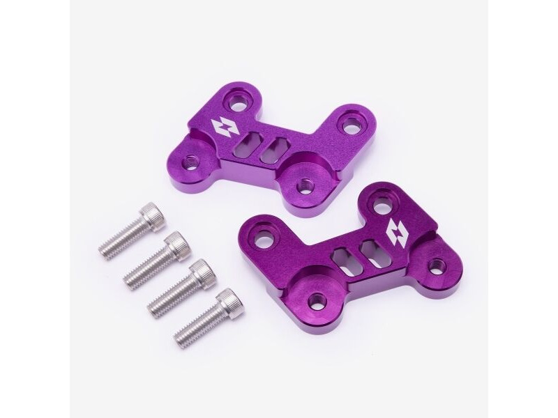 WHATEVERWHEELS Full-E Charged Footpeg Lowering Bracket Purple click to zoom image