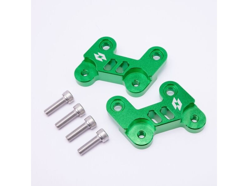 WHATEVERWHEELS Full-E Charged Footpeg Lowering Bracket Green click to zoom image