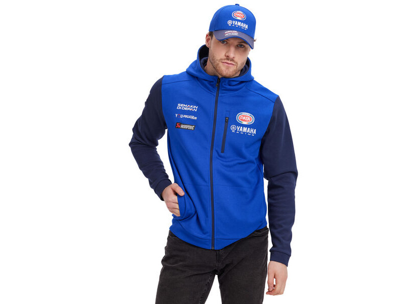 YAMAHA WorldSBK Offical Team Replica Hoodie - Mens click to zoom image