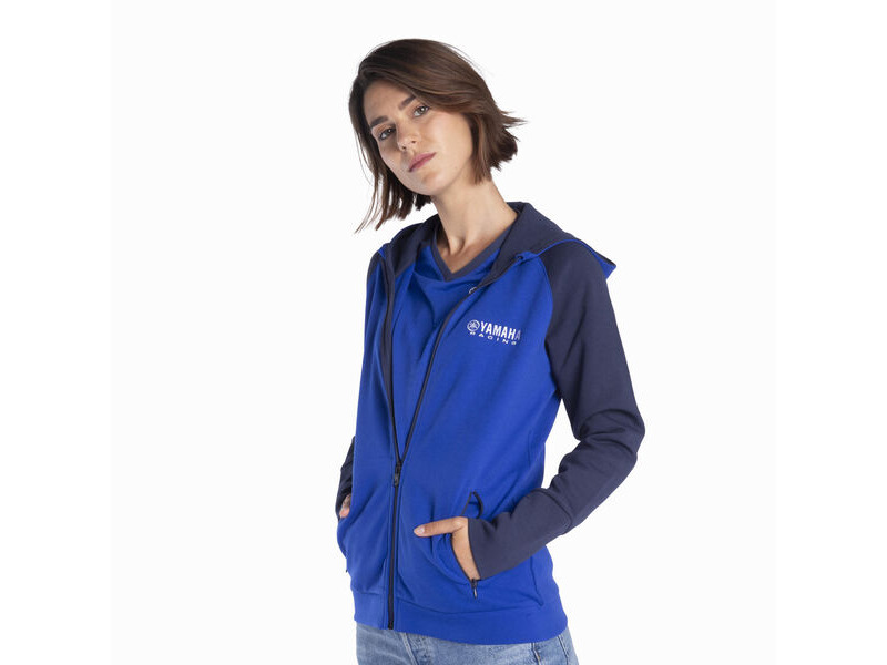 YAMAHA Paddock Blue Hoodie - Womens click to zoom image