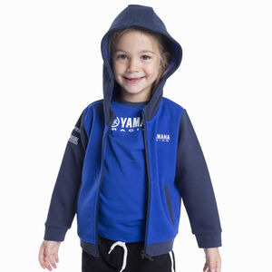 YAMAHA Paddock Blue Hoodie - Kids 128cm 7/8 YRS Black  click to zoom image