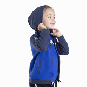 YAMAHA Paddock Blue Hoodie - Kids 140cm 9/10 YRS Black  click to zoom image