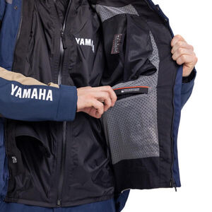 YAMAHA Adventure Riding Jacket - Mens L Navy Blue  click to zoom image