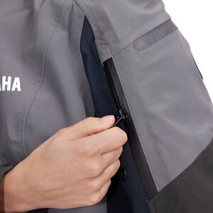 YAMAHA Scooter Riding Jacket - Womens XL Grey / Blue  click to zoom image