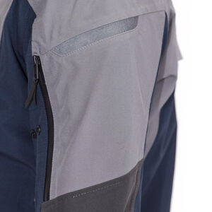YAMAHA Scooter Riding Jacket - Mens M Grey / Blue  click to zoom image