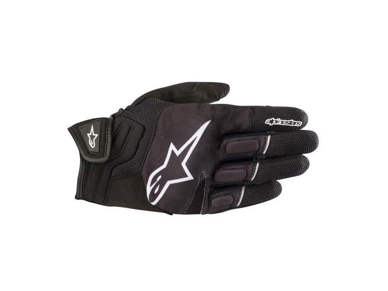 ALPINESTARS Atom Gloves Black White click to zoom image