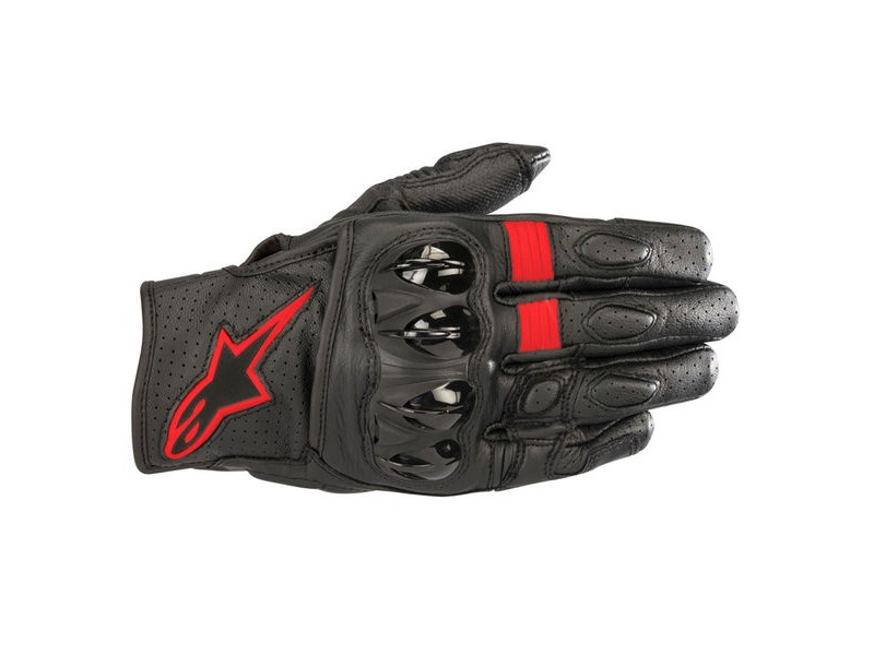 ALPINESTARS Celer V2 Gloves Black Red Fluo click to zoom image