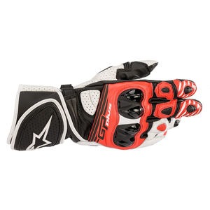ALPINESTARS Gp Plus R V2 Gloves B/W Bright Red 