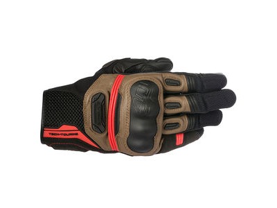 ALPINESTARS Highlands Glove Black Tobacco Brown Red