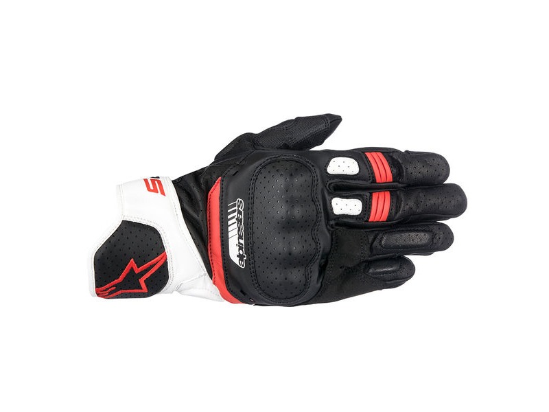 ALPINESTARS SP-5 Gloves Black White Red click to zoom image