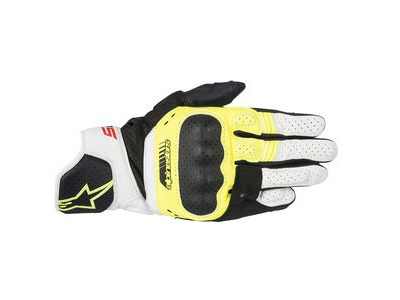 ALPINESTARS SP-5 Gloves Black Yellow Fl White Red Fl