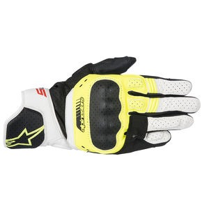 ALPINESTARS SP-5 Gloves Black Yellow Fl White Red Fl 