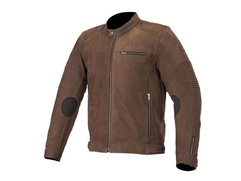 ALPINESTARS Warhorse Leather Jacket Tobacco Brown click to zoom image