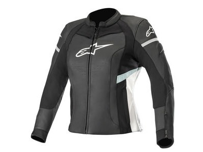 ALPINESTARS Stella Kira Leath Jkt B/W/Teal