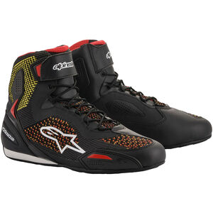 ALPINESTARS Faster 3 Rideknit Shoes Blk/Gry/Red/Fluo 