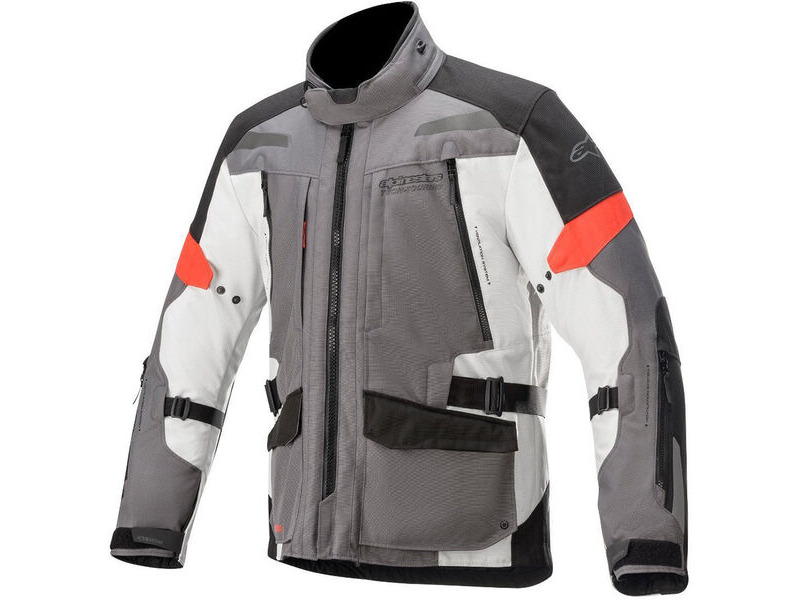 ALPINESTARS Valparaiso V3 DS Jkt Dark Grey Light Grey Red click to zoom image