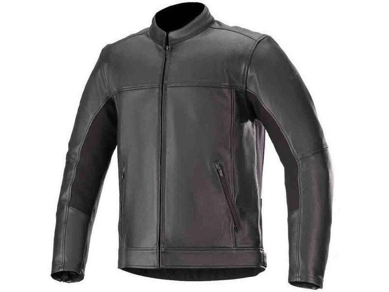 ALPINESTARS Topanga Leather Jacket Blk click to zoom image