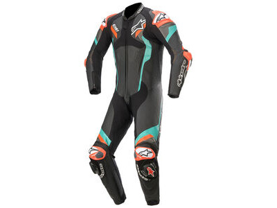 ALPINESTARS Atem v4 Leather 1 Pc Blk/Pet/Red/Flu