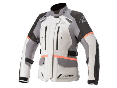 ALPINESTARS Stella Andes V3 Drystar Jkt Ice Grey DK Grey Blk Coral