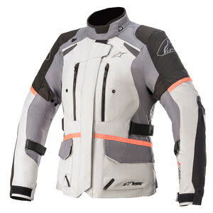 ALPINESTARS Stella Andes V3 Drystar Jkt Ice Grey DK Grey Blk Coral 