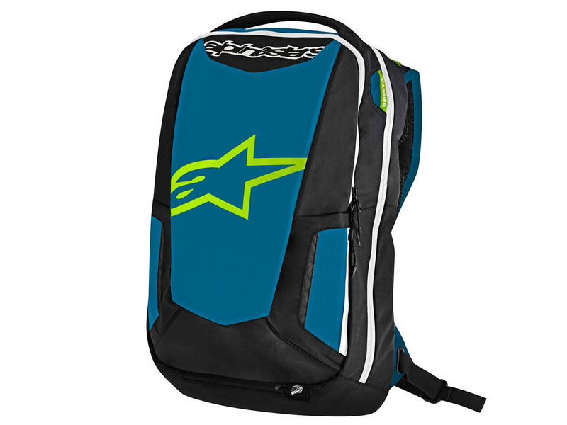 ALPINESTARS City Hunter Backpack Blue/Black/Lime click to zoom image