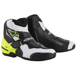 ALPINESTARS SMX-1 R Black White Yellow Fluo 